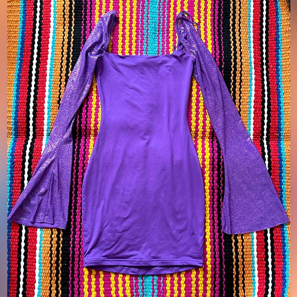 Lucy in the Sky Purple Bodycon Homecoming Dress